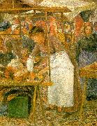 Camille Pissaro The Pork Butcher oil painting on canvas